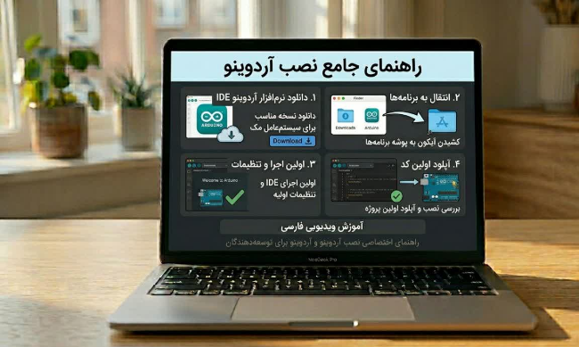آموزش نصب برنامه آردواینو